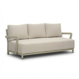 Amalfi/Palau stoel-bank loungeset 5 personen | aluminium + polywood | beige | 5-delig