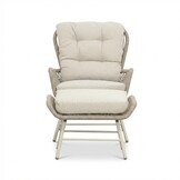 Dex lounge balkonset 4-delig | touw + aluminium | Almond Beige