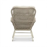 Dex lounge balkonset 4-delig | touw + aluminium | Almond Beige