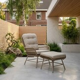 Dex lounge balkonset 4-delig | touw + aluminium | Sandstone