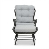 Dex lounge balkonset 4-delig | touw + aluminium | Stone Grey
