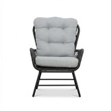 Dex lounge balkonset 4-delig | touw + aluminium | Stone Grey