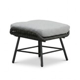 Dex lounge balkonset 4-delig | touw + aluminium | Stone Grey