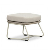 Gianna lounge balkonset 2 personen | touw + aluminium | Almond Beige | 4-delig