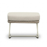 Gianna lounge balkonset 2 personen | touw + aluminium | Almond Beige | 4-delig