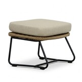 Gianna lounge balkonset 2 personen | touw + aluminium | Sahara Dust | 4-delig