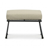 Flora lounge balkonset 2 personen | touw + aluminium | Sahara Dust | 4-delig