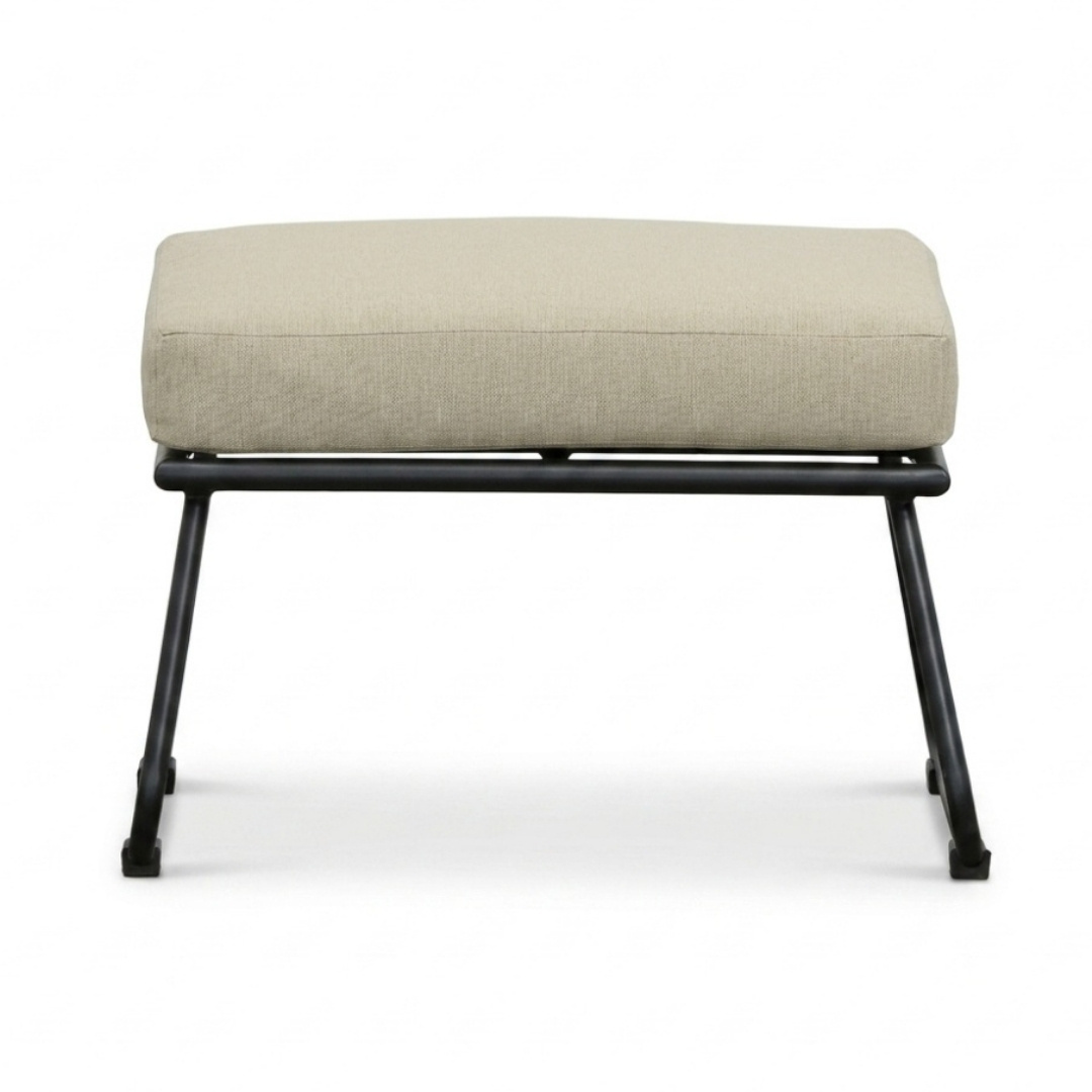 Flora lounge balkonset 2 personen | touw + aluminium | Sahara Dust | 4-delig