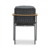 Texas/Montana antraciet dining tuinset | 6 personen | polywood + aluminium | 260cm