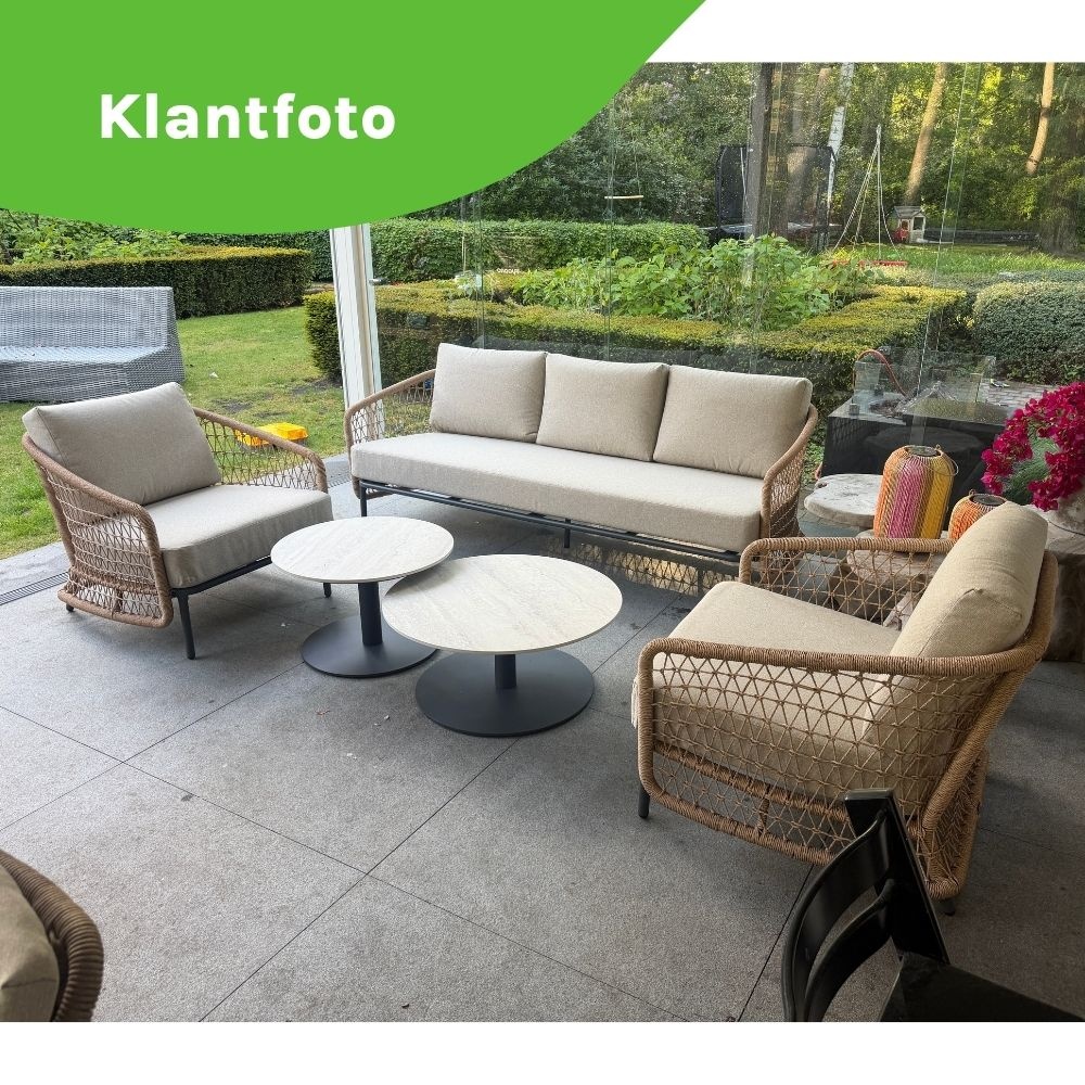 Vienna koffietafel | sintered stone | marmerlook | 60cm rond