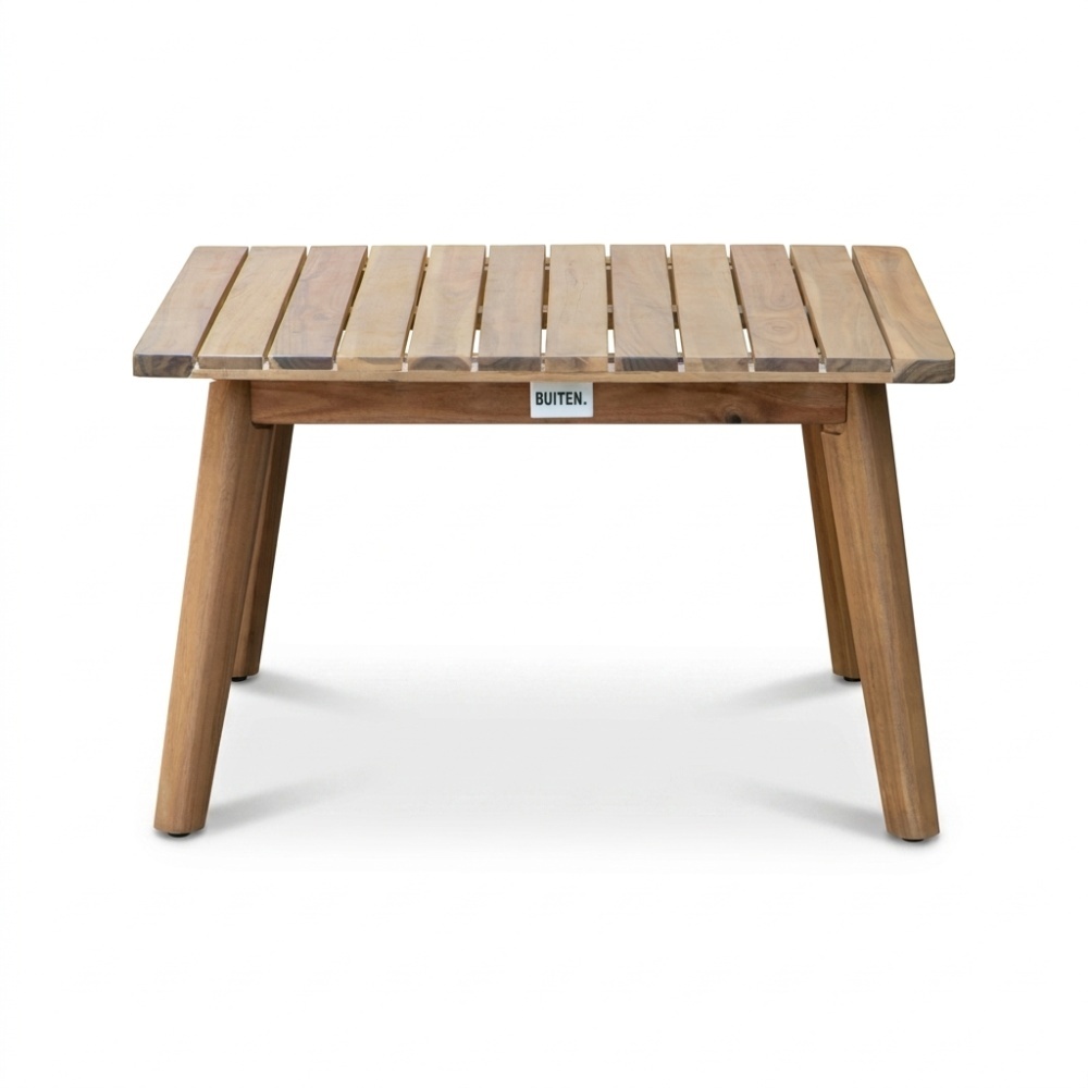 Bella hoek loungeset 5 personen | touw + hardhout | zand | 4-delig | 4-delig - 219x204cm