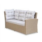 Kopenhagen hoek loungeset 6 personen | wicker | Royal Sand | 3-delig - 246x194cm