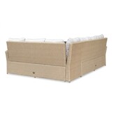Kopenhagen hoek loungeset 6 personen | wicker | Royal Sand | 3-delig - 246x194cm