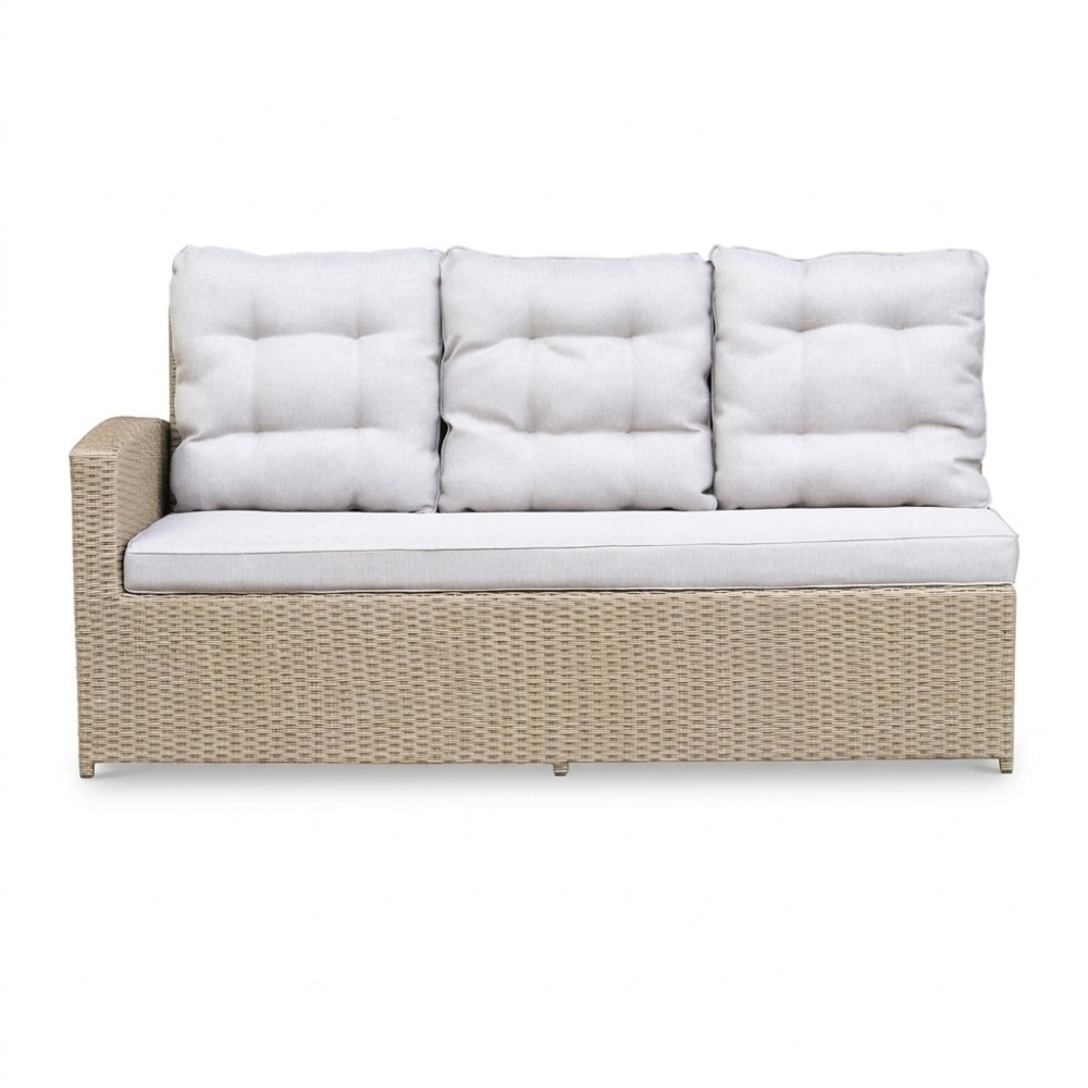 Kopenhagen hoek loungeset 6 personen | wicker | Royal Sand | 3-delig - 246x194cm