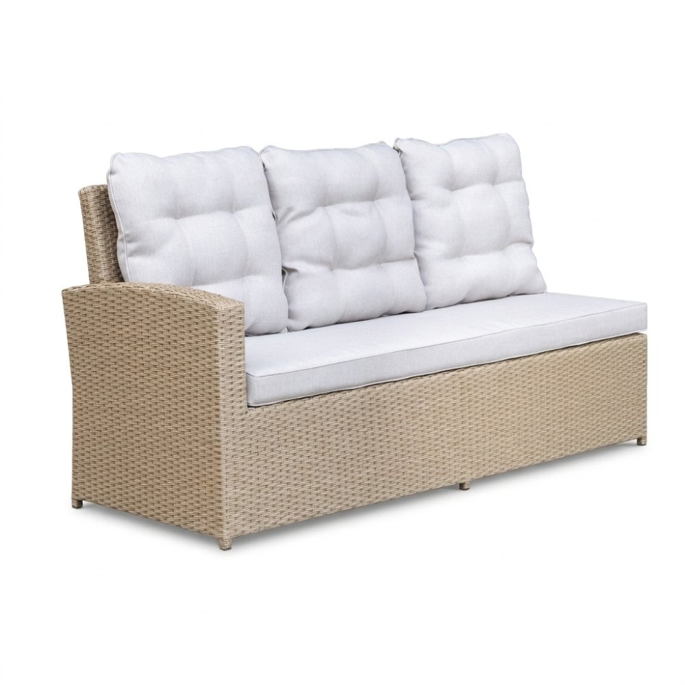 Kopenhagen hoek loungeset 6 personen | wicker | Royal Sand | 3-delig - 246x194cm