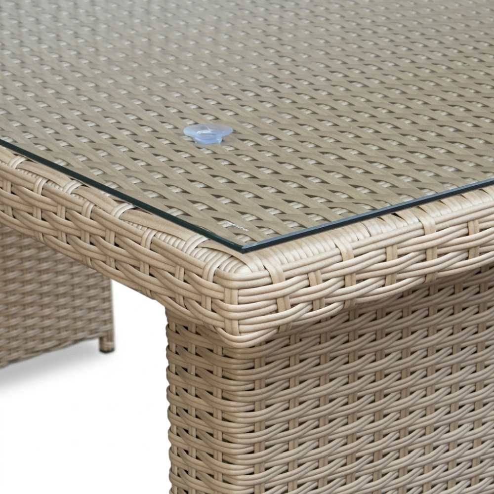 Kopenhagen hoek loungeset 6 personen | wicker | Royal Sand | 3-delig - 246x194cm