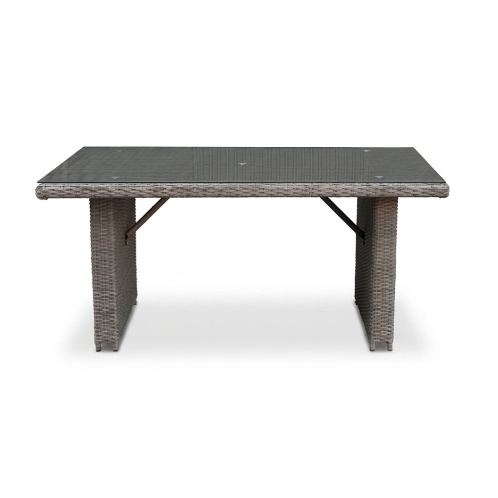 Kopenhagen hoek loungeset 6 personen | wicker | Ash Grey | 3-delig - 246x194cm
