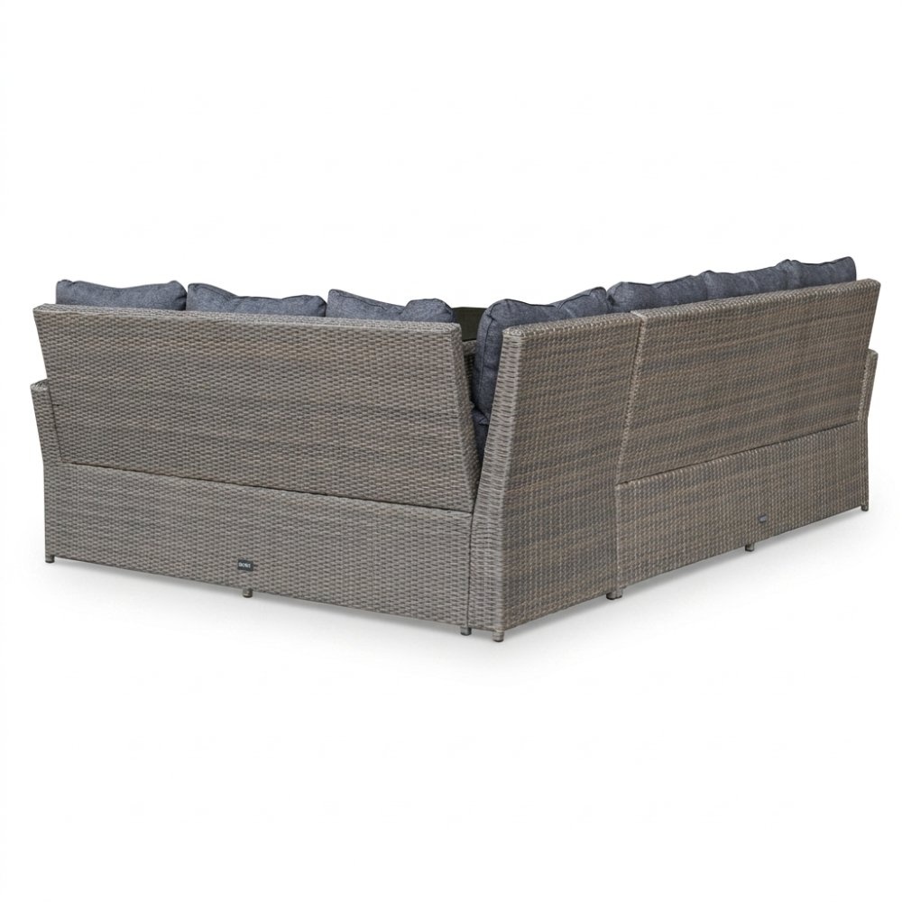 Kopenhagen hoek loungeset 6 personen | wicker | Ash Grey | 3-delig - 246x194cm