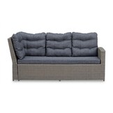 Kopenhagen hoek loungeset 6 personen | wicker | Ash Grey | 3-delig - 246x194cm