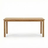 Singapore/Karlstad beige dining tuinset | 6 personen | teakhout + kunststof | 200cm