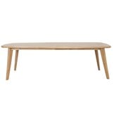Rixos/Karlstad beige dining tuinset | 6 personen | hardhout + kunststof | 220cm