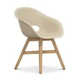 Palau/Karlstad beige dining tuinset | 8 personen | teakhout + kunststof | 180cm rond