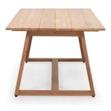 Gotenburg/Karlstad beige dining tuinset | 6 personen | teakhout + kunststof | 250cm