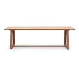 Gotenburg/Karlstad beige dining tuinset | 6 personen | teakhout + kunststof | 250cm