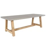 Veltis/Karlstad beige dining tuinset | 6 personen | polystone + kunststof | 250cm