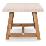 Velora/Seville beige dining tuinset | 4 personen | polystone + touw | 200cm