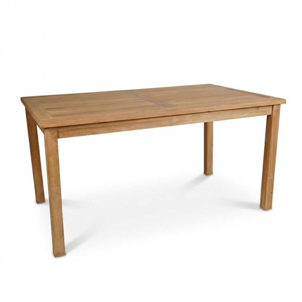 Singapore/Seville beige dining tuinset | 6 personen | teakhout + touw | 200cm