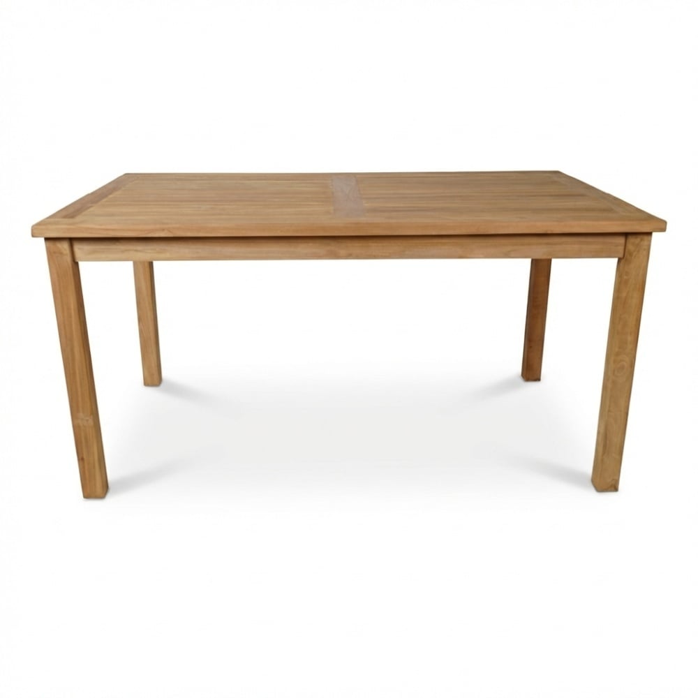 Singapore/Seville beige dining tuinset | 6 personen | teakhout + touw | 200cm