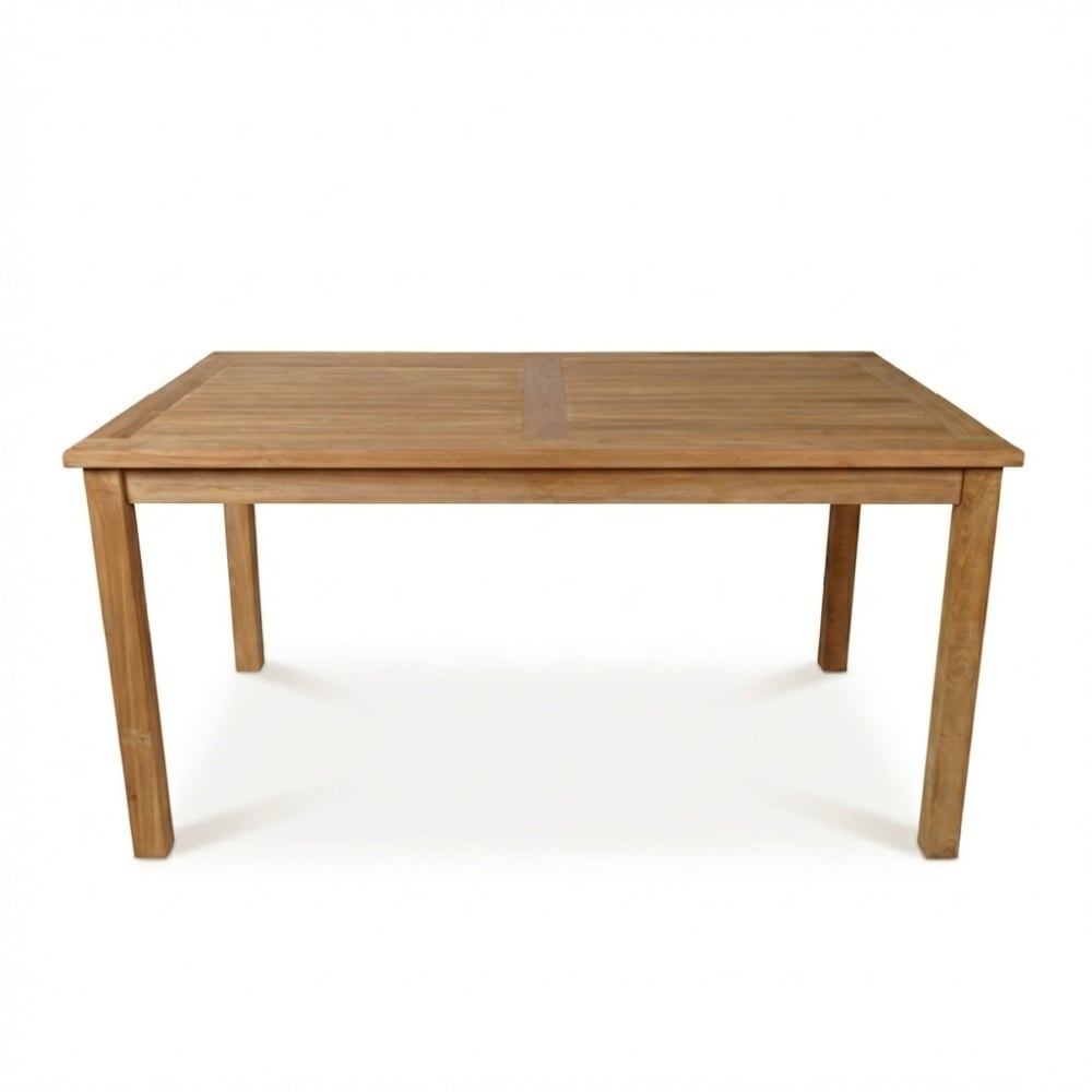 Singapore/Seville beige dining tuinset | 6 personen | teakhout + touw | 200cm