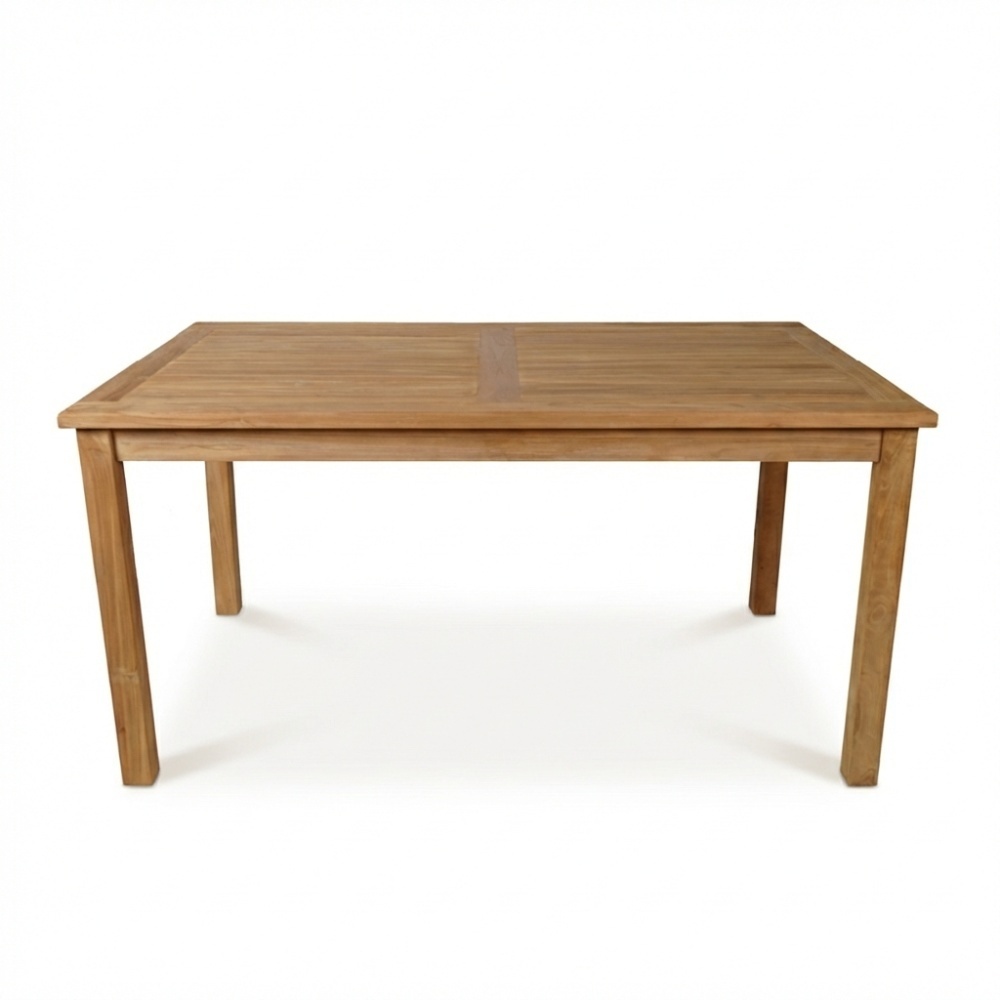 Singapore/Seville beige dining tuinset | 6 personen | teakhout + touw | 200cm