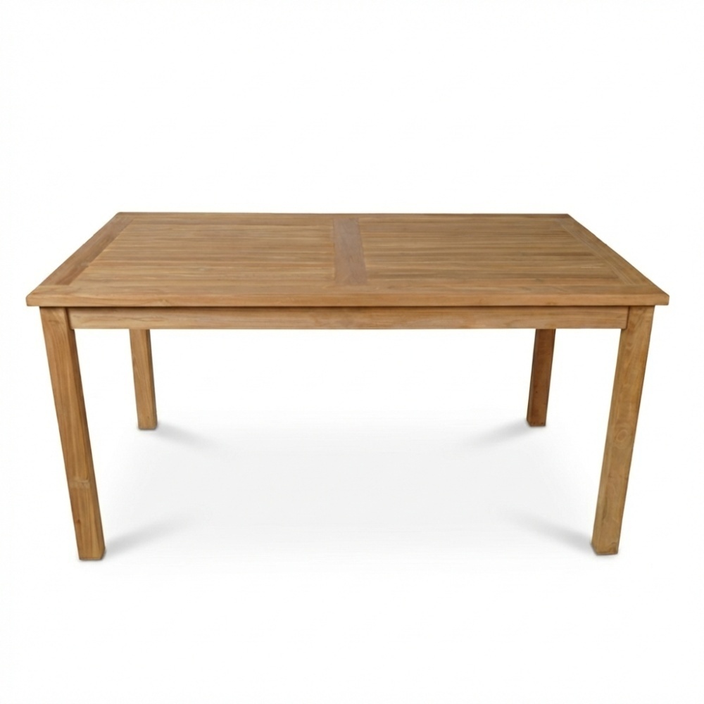 Singapore/Seville beige dining tuinset | 6 personen | teakhout + touw | 200cm