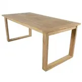 Corfu/Seville beige dining tuinset | 4 personen | teakhout + touw | 150cm