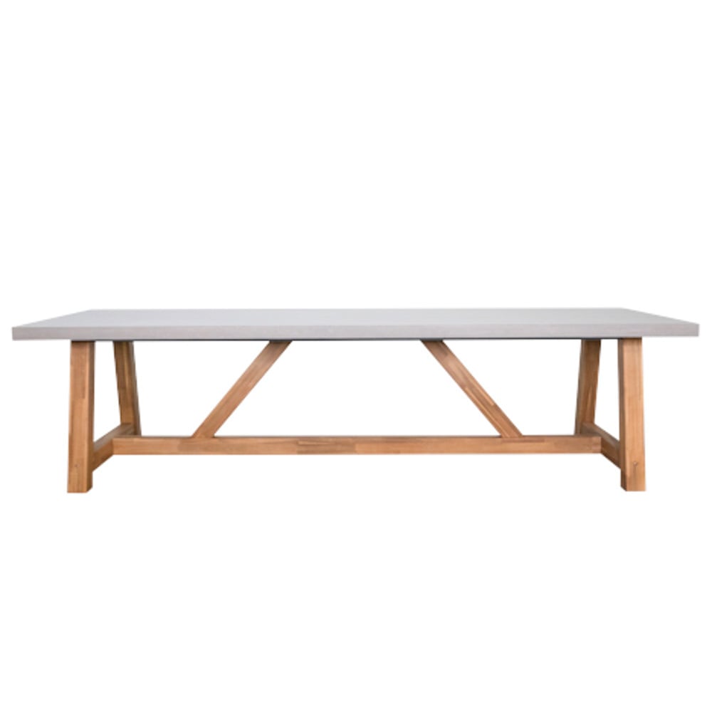 Veltis/Seville beige dining tuinset | 8 personen | polystone + touw | 300cm