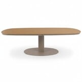 Panama/Seville beige dining tuinset | 6 personen | polywood + touw | 260cm Deens ovaal