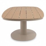 Panama/Seville beige dining tuinset | 6 personen | polywood + touw | 260cm Deens ovaal