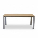 Manhattan beige/Seville beige dining tuinset | 4 personen | polywood + touw | 180cm