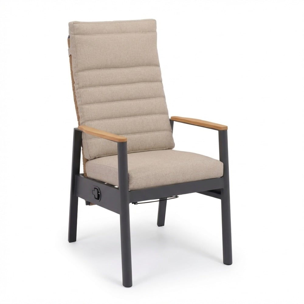 Texas/Boston dining tuinset | 6 personen | polywood + aluminium | 260cm