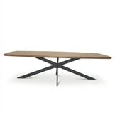 Salo/Boston dining tuinset | 8 personen | hardhout + aluminium | 280cm Deens ovaal