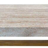Velora/Portofino Sandstone dining tuinset | 6 personen | polystone + touw | 250cm