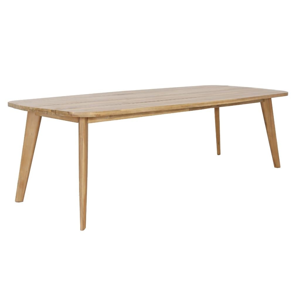 Rixos/Portofino Sandstone dining tuinset | 6 personen | hardhout + touw | 220cm