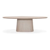 Max/Portofino Sandstone dining tuinset | 6 personen | polystone + touw | 240cm ovaal