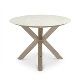 Calma/Portofino Sandstone dining tuinset | 6 personen | sintered stone + touw | 240cm ovaal