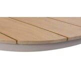 Panama/Femke antraciet dining tuinset | 6 personen | polywood + touw | 260cm