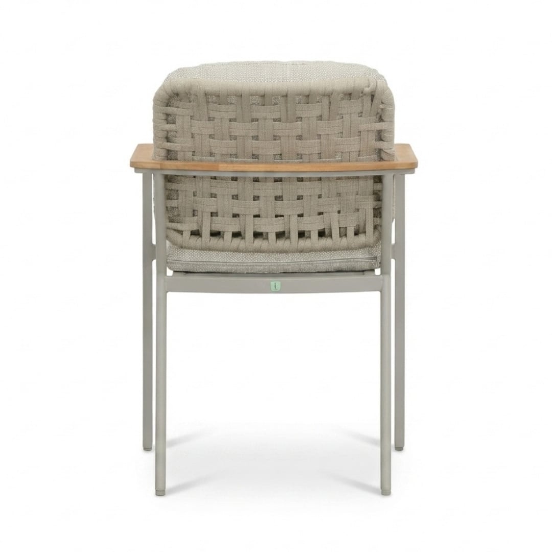 Velora/Montana beige dining tuinset | 6 personen | polystone + aluminium | 250cm