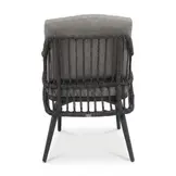 Stockholm/Alicante antraciet dining tuinset | 6 personen | polystone + wicker | 240cm