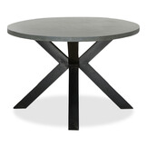 Stockholm/Vedra antraciet dining tuinset | 8 personen | polystone + touw | 280cm